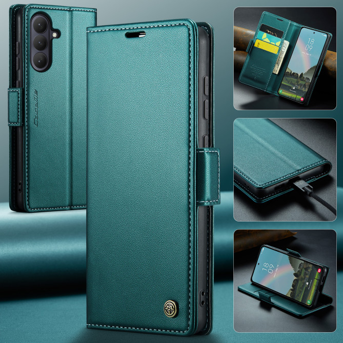 Housse Samsung Galaxy A37 CASEME Litchi RFID