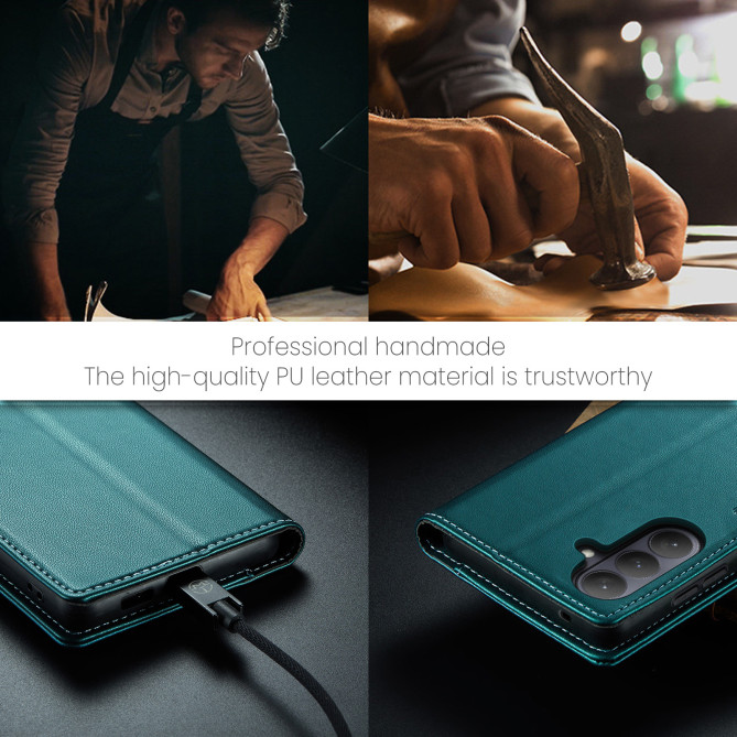 Housse Samsung Galaxy A37 CASEME Litchi RFID