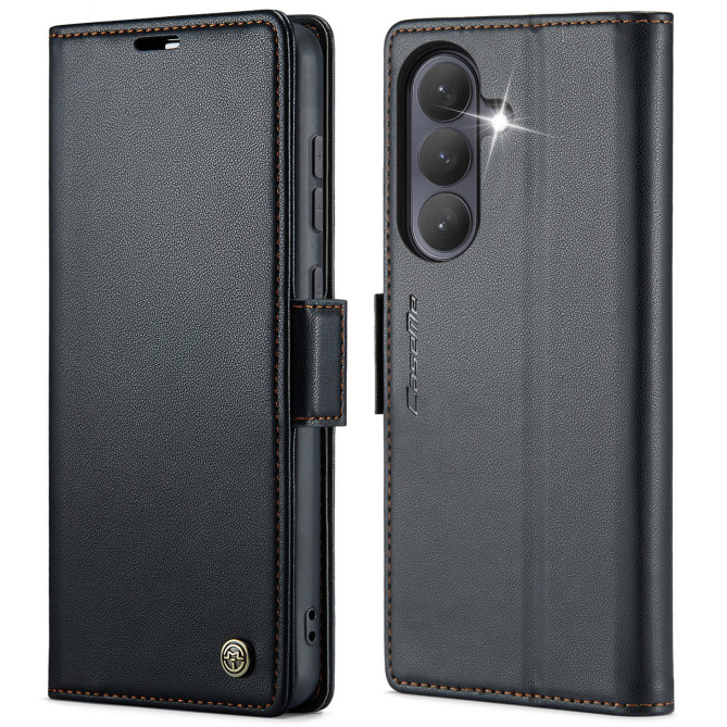 Housse Samsung Galaxy A37 CASEME Litchi RFID