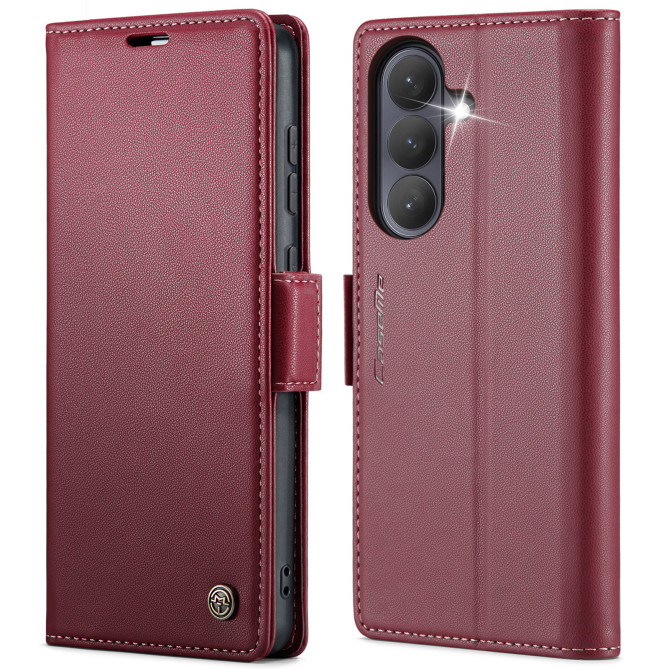 Housse Samsung Galaxy A37 CASEME Litchi RFID