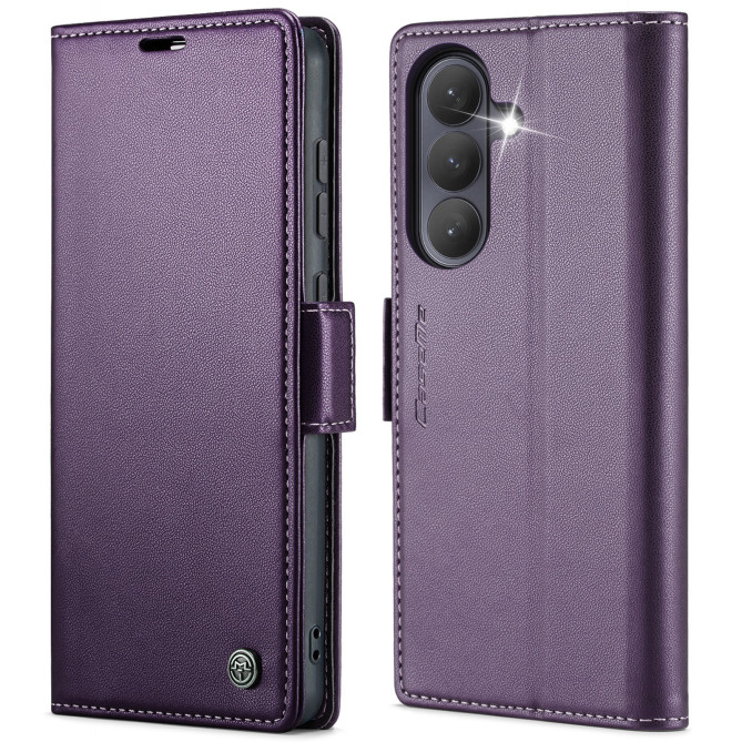 Housse Samsung Galaxy A37 CASEME Litchi RFID