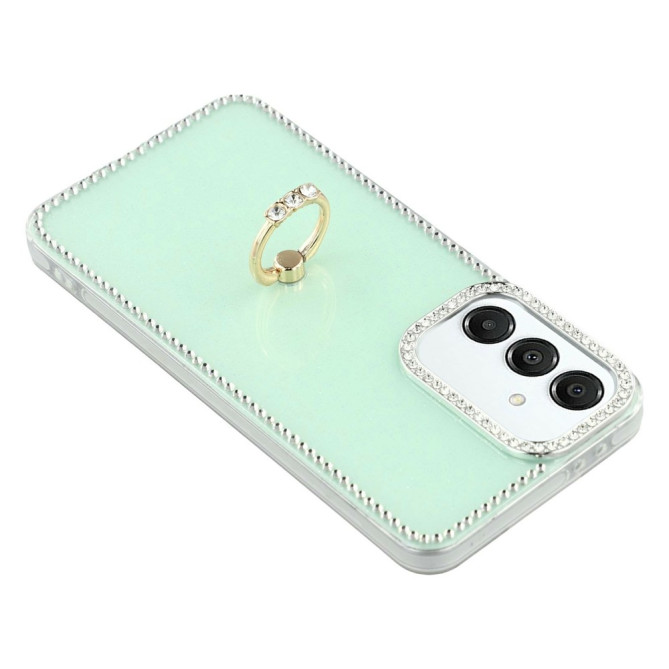 Coque Samsung Galaxy A37 Glitter Light Green avec Support