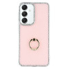Coque Samsung Galaxy A37 Glitter Light Pink avec Support