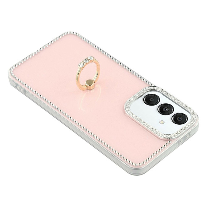 Coque Samsung Galaxy A37 Glitter Light Pink avec Support