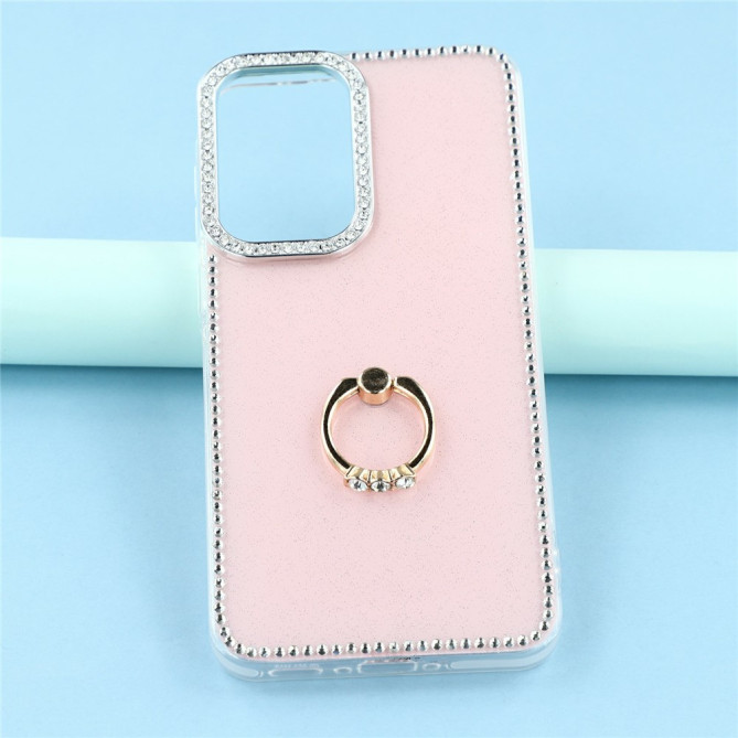 Coque Samsung Galaxy A37 Glitter Light Pink avec Support