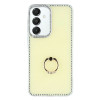 Coque Samsung Galaxy A37 Glitter Light Yellow avec Support