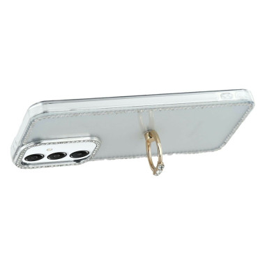 Coque Samsung Galaxy A37 Glitter Transparent avec Support