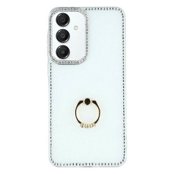 Coque Samsung Galaxy A37 Glitter White avec Support