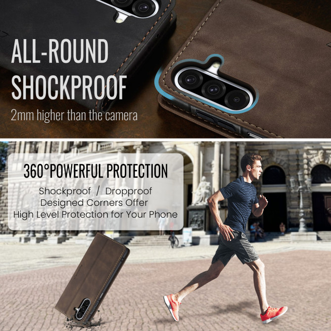 Housse Samsung Galaxy A37 CASEME Simili Cuir avec Support