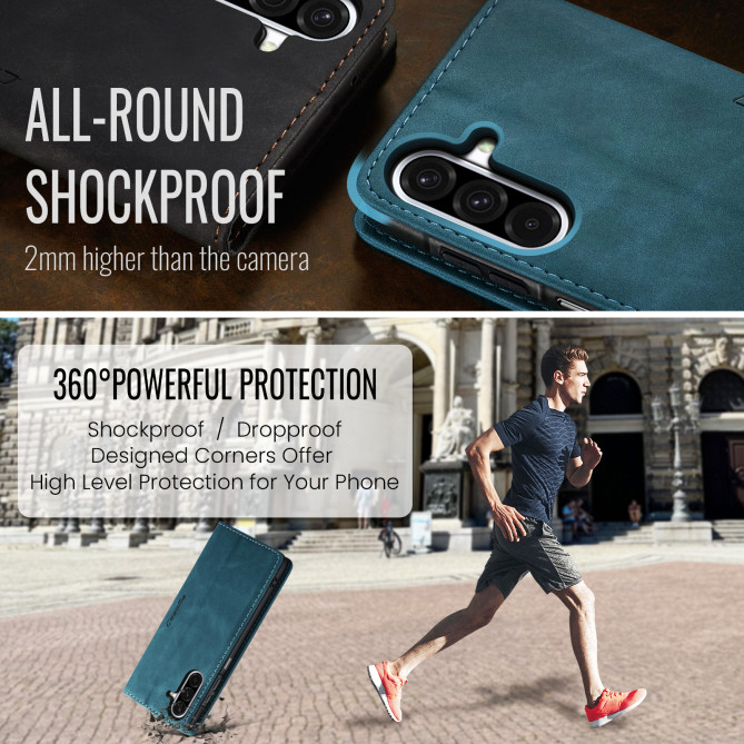 Housse Samsung Galaxy A37 CASEME Simili Cuir avec Support