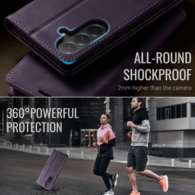 Housse Samsung Galaxy A37 CASEME Veau RFID