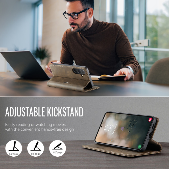 Housse Samsung Galaxy A37 CASEME Veau RFID