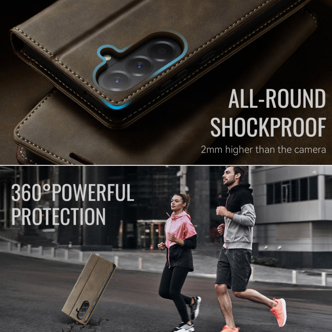 Housse Samsung Galaxy A37 CASEME Veau RFID