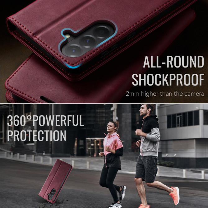 Housse Samsung Galaxy A37 CASEME Veau RFID