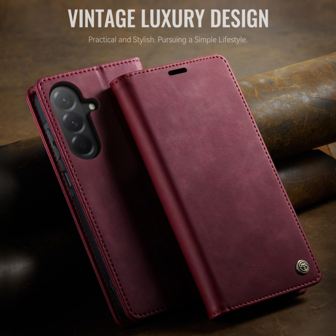 Housse Samsung Galaxy A37 CASEME Veau RFID