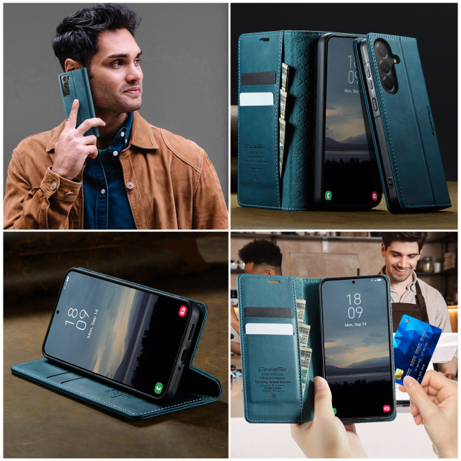 Housse Samsung Galaxy A37 CASEME Veau RFID