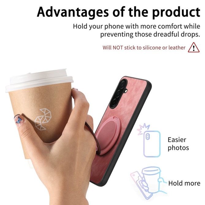 Coque Samsung Galaxy A37 Rétro avec Support