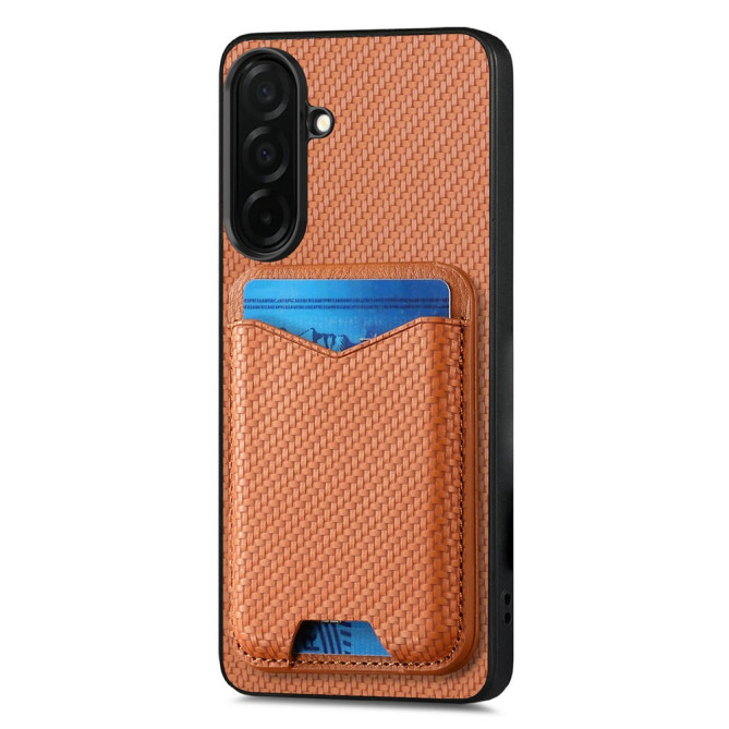 Coque Samsung Galaxy A37 CASENEO Fibre de Carbone avec Support