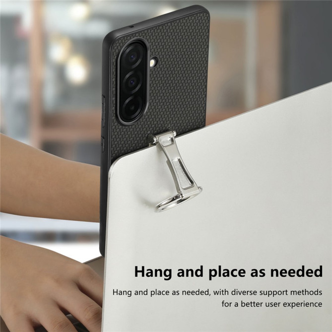 Coque Samsung Galaxy A37 Fibre de Carbone avec Support