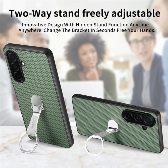 Coque Samsung Galaxy A37 Fibre de Carbone avec Support