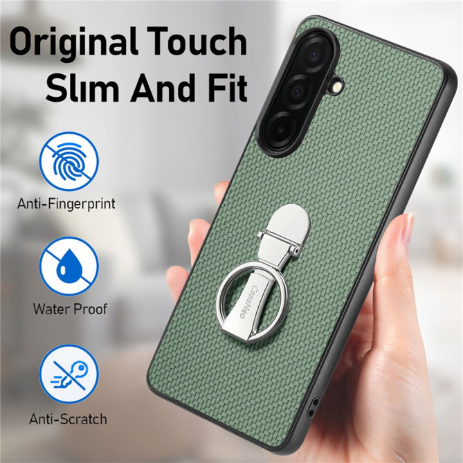 Coque Samsung Galaxy A37 Fibre de Carbone avec Support