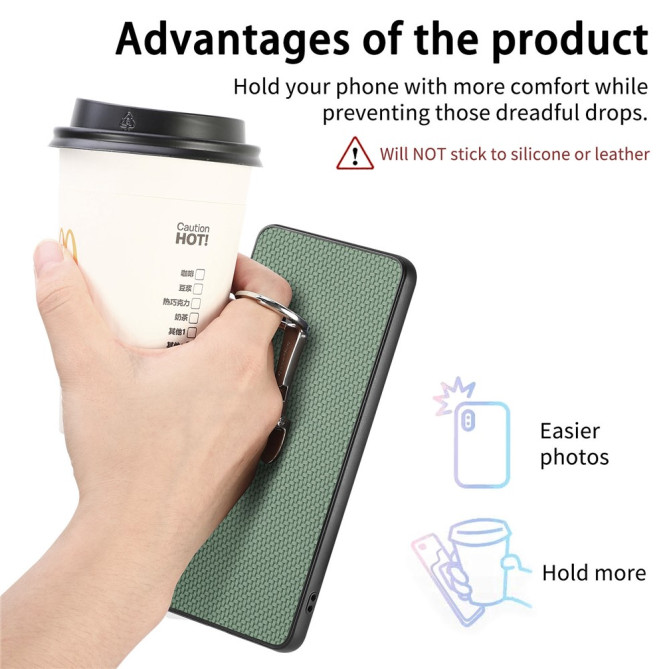 Coque Samsung Galaxy A37 Fibre de Carbone avec Support