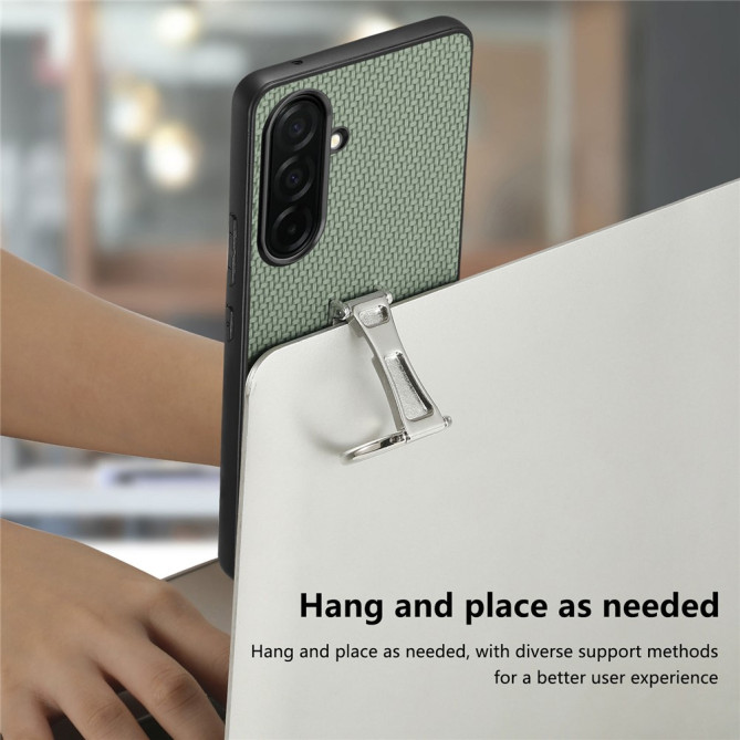 Coque Samsung Galaxy A37 Fibre de Carbone avec Support