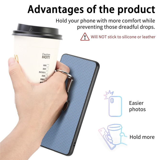 Coque Samsung Galaxy A37 Fibre de Carbone avec Support