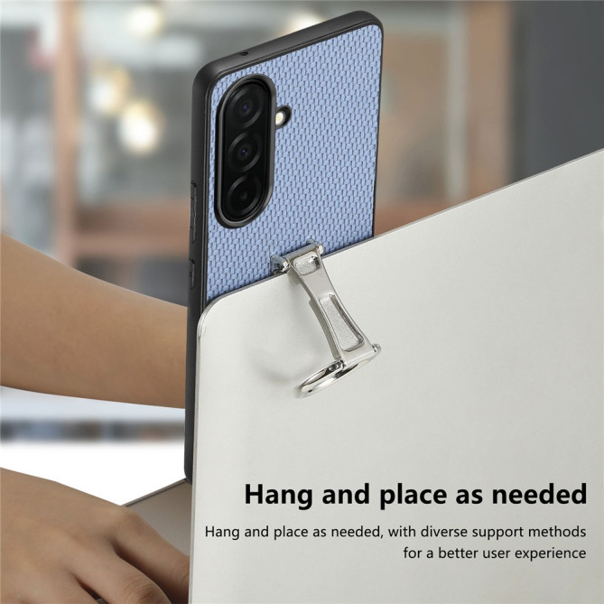 Coque Samsung Galaxy A37 Fibre de Carbone avec Support