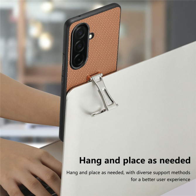 Coque Samsung Galaxy A37 Fibre de Carbone avec Support