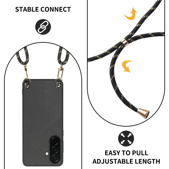 Coque Samsung Galaxy A37 YB Fibre de Carbone