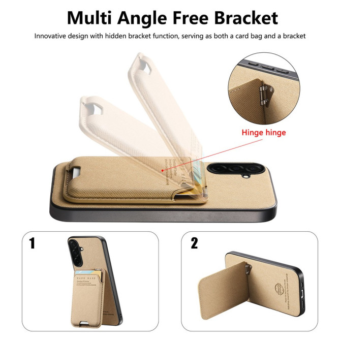 Coque Samsung Galaxy A37 Tissu avec Support