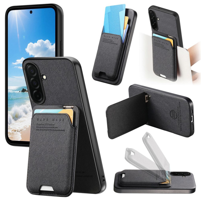 Coque Samsung Galaxy A37 Tissu avec Support