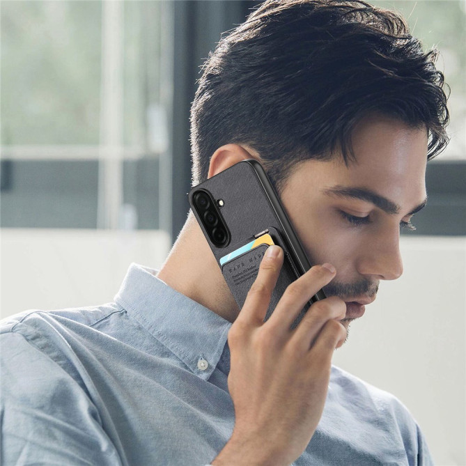 Coque Samsung Galaxy A37 Tissu avec Support