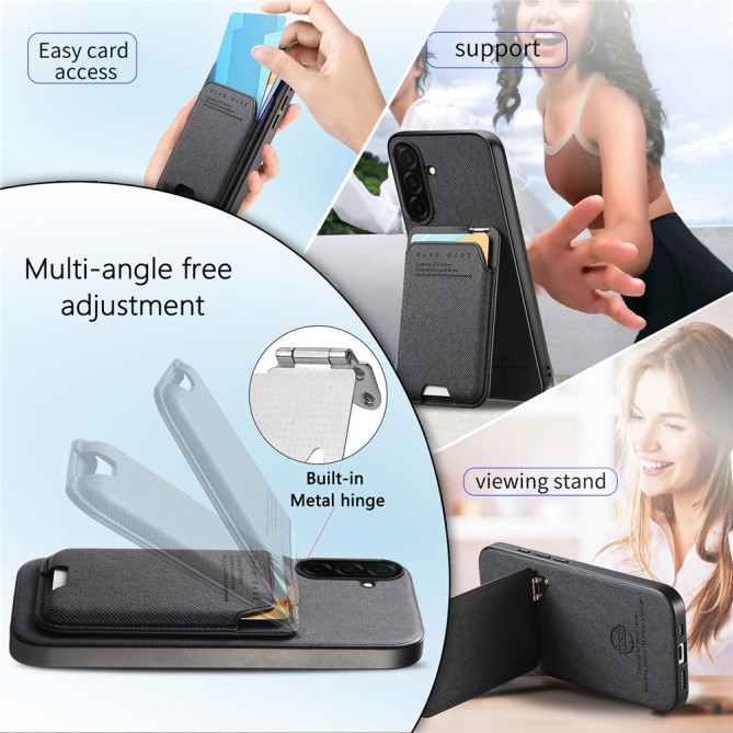 Coque Samsung Galaxy A37 Tissu avec Support