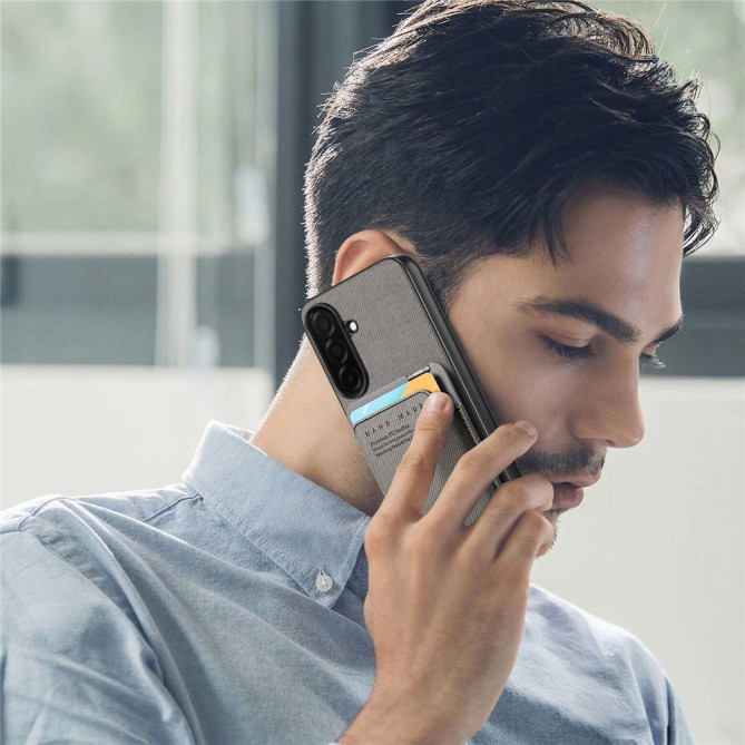 Coque Samsung Galaxy A37 Tissu avec Support