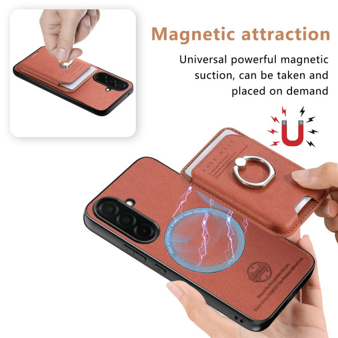 Coque Samsung Galaxy A37 Tissu avec Support ALBA