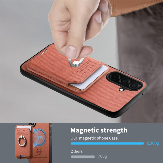 Coque Samsung Galaxy A37 Tissu avec Support ALBA