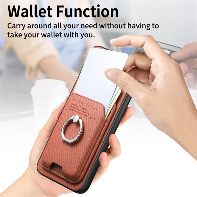 Coque Samsung Galaxy A37 Tissu avec Support ALBA