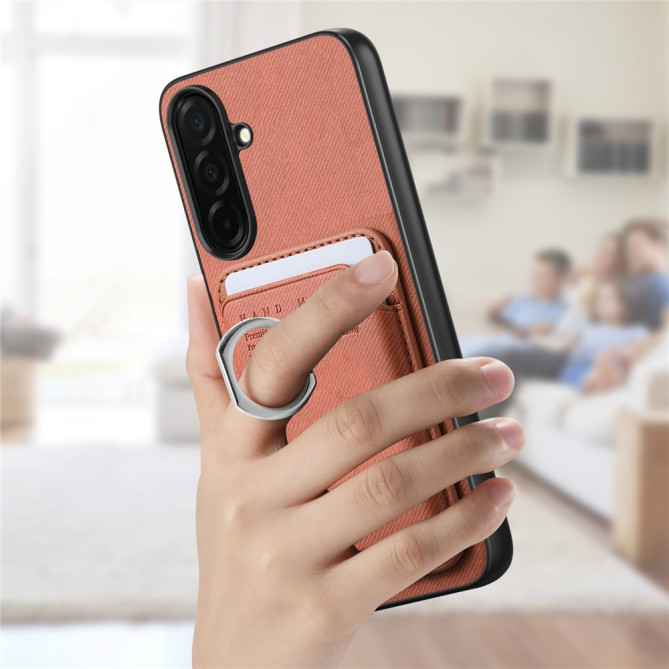 Coque Samsung Galaxy A37 Tissu avec Support ALBA