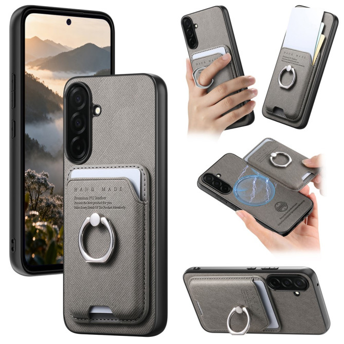 Coque Samsung Galaxy A37 Tissu avec Support ALBA