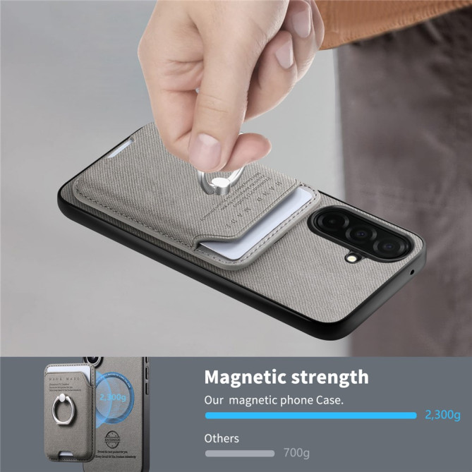 Coque Samsung Galaxy A37 Tissu avec Support ALBA