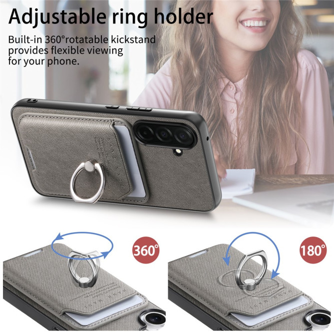 Coque Samsung Galaxy A37 Tissu avec Support ALBA