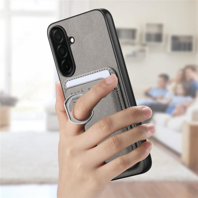 Coque Samsung Galaxy A37 Tissu avec Support ALBA