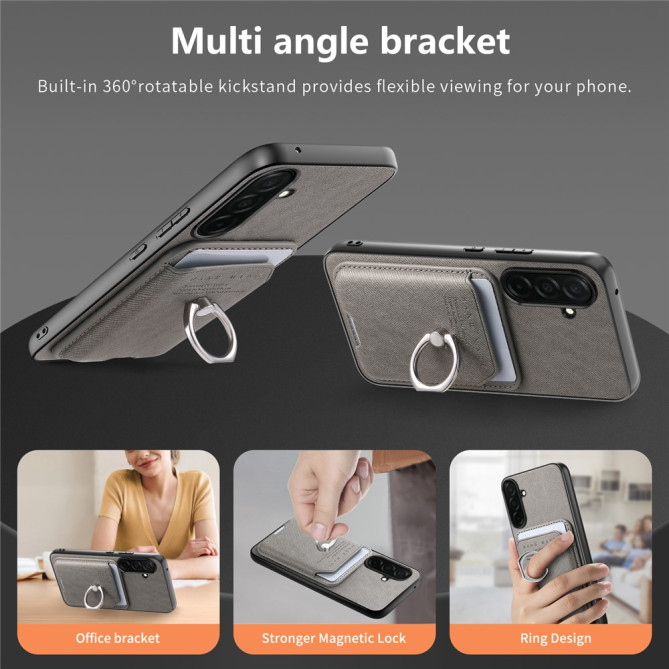 Coque Samsung Galaxy A37 Tissu avec Support ALBA