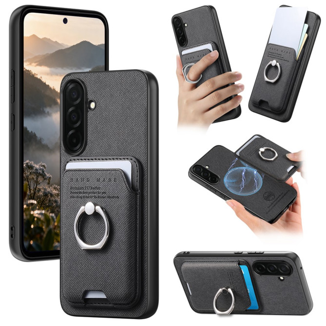 Coque Samsung Galaxy A37 Tissu avec Support ALBA