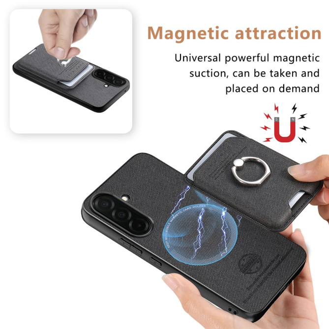 Coque Samsung Galaxy A37 Tissu avec Support ALBA