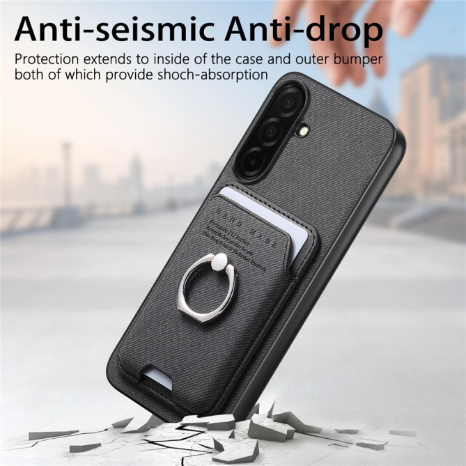 Coque Samsung Galaxy A37 Tissu avec Support ALBA