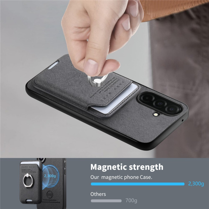 Coque Samsung Galaxy A37 Tissu avec Support ALBA