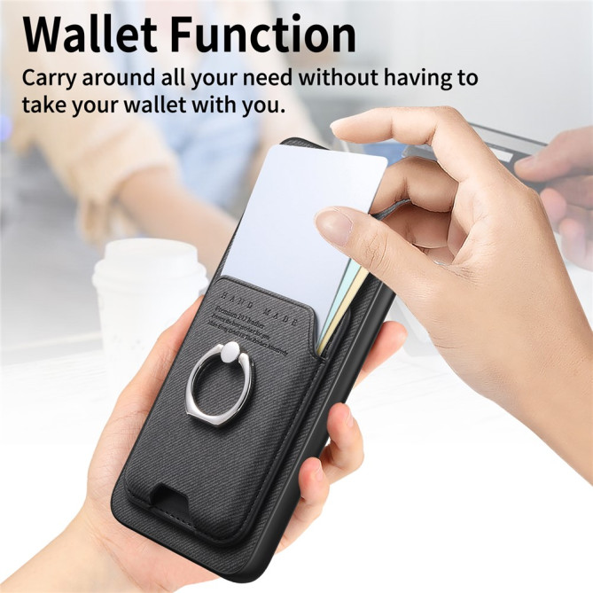 Coque Samsung Galaxy A37 Tissu avec Support ALBA